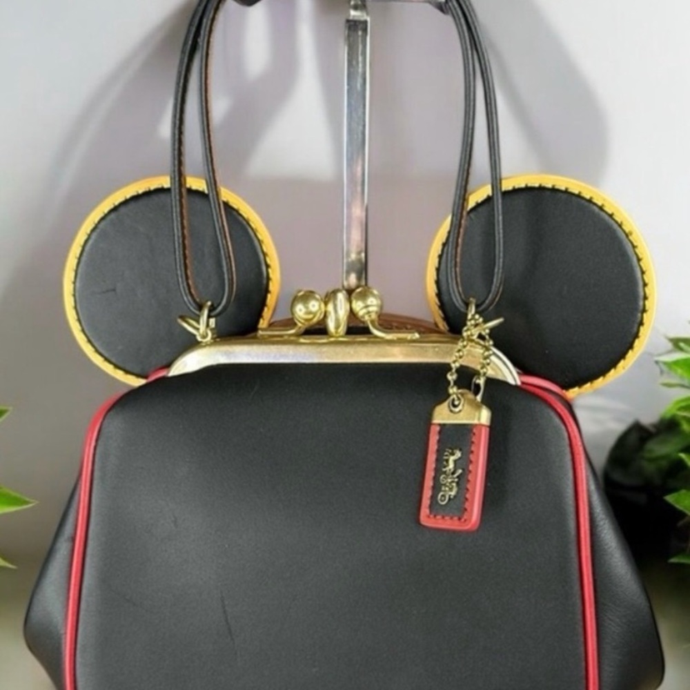 Coach 1941  Keith X Haring Disney Mickey Mouse Red Black - Picture 4 of 12